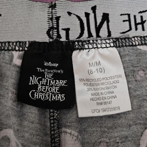 Disney Nightmare Before Christmas Matching Tank Top &  Shorts Pajamas Set - Picture 3 of 9